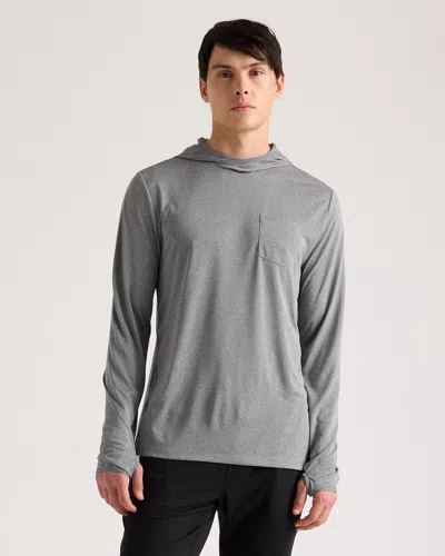 Quince Men's Ultra-light Hike Hoodie In Dark Heather Grey