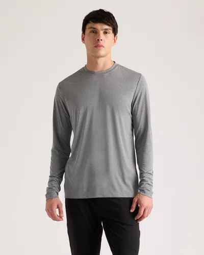 Quince Men's Ultra-light Hike Long Sleeve T-shirt In Dark Heather Grey