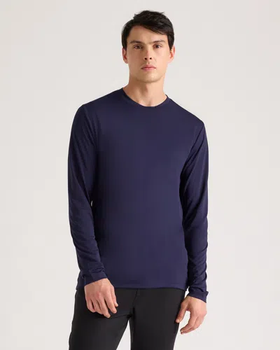Quince Men's Ultra-light Hike Long Sleeve T-shirt In Deep Navy