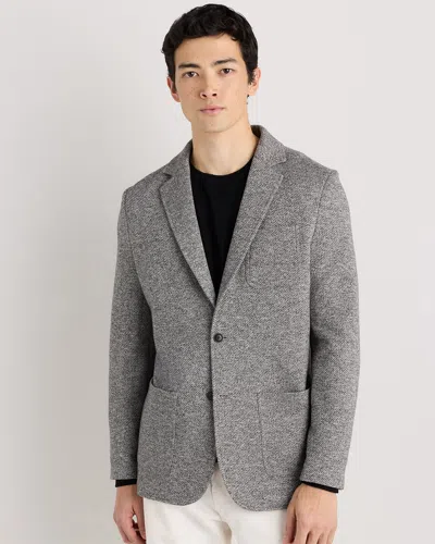 Quince Men's Unstructured Knit Blazer In Gray