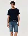 Quince Men's Warren Stretch Denim Shorts 10" In Blue