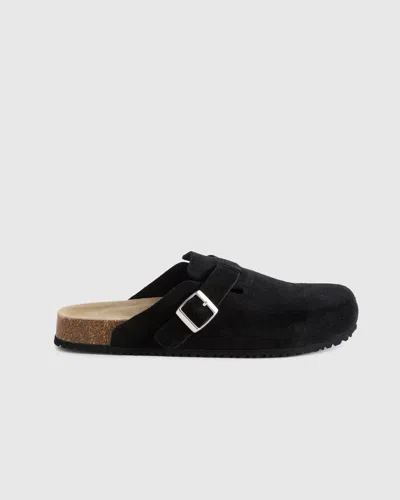 Quince Men's Water Repellent Clog Mule In Black