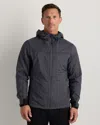 Quince Men's Weatherproof Fleece-lined Hooded Jacket In Gray