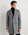 Quince Men's Wool Cashmere Overcoat In Gray