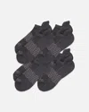 Quince Merino Ankle Socks 4-pack In Charcoal