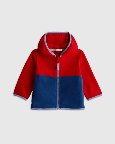 Quince Kids' Microfleece Cozy Jacket In Multi