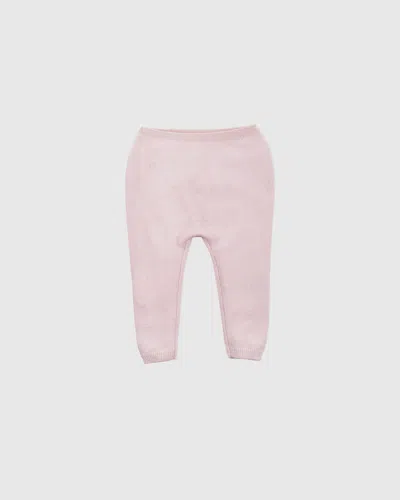 Quince Kids' Mongolian Cashmere Newborn Leggings In Minimal Pink