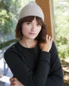 Quince Mongolian Cashmere Ribbed Beanie In Oatmeal