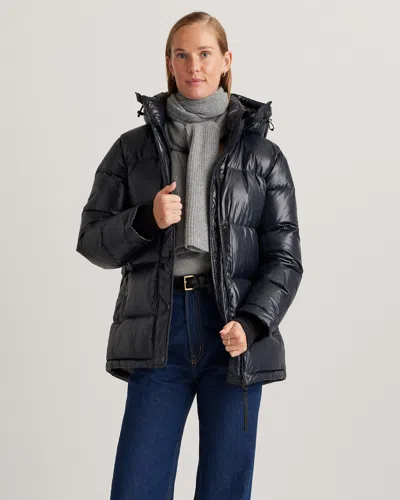 Quince Mongolian Cashmere Ribbed Scarf In Gray