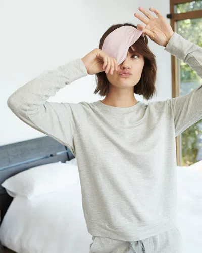 Quince Mulberry Beauty Sleep Mask In Blush Pink