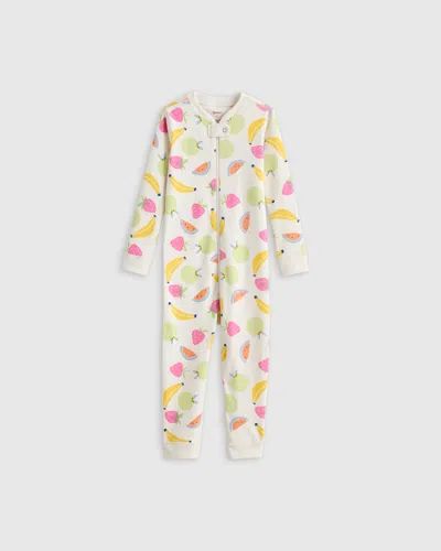 Quince Kids' One Piece Pajama In Fruit