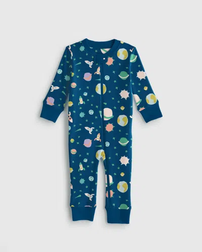 Quince Kids' One Piece Pajama In Planets