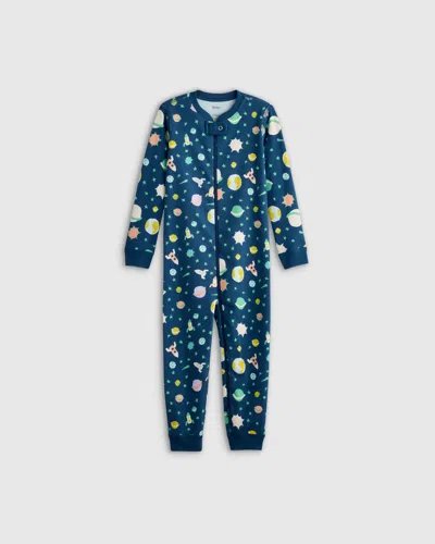 Quince Kids' One Piece Pajama In Planets