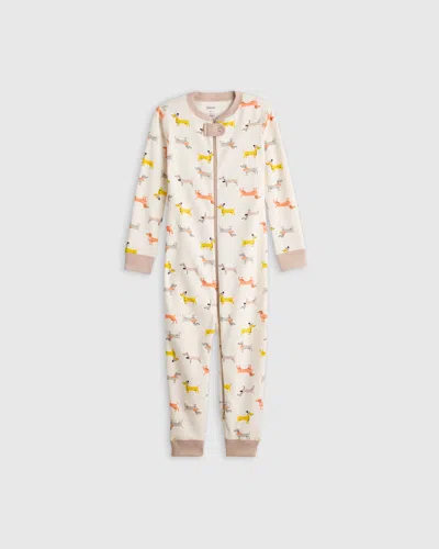 Quince Kids' One Piece Pajama In Puppies