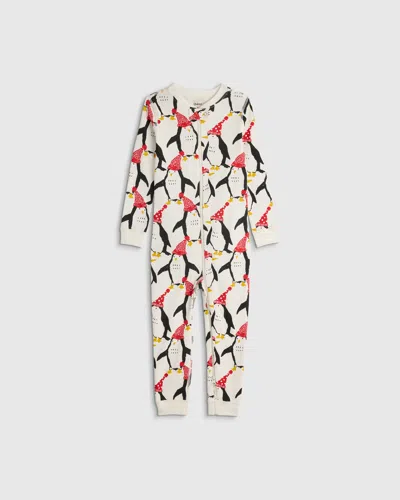 Quince Kids' One Piece Pajama In White