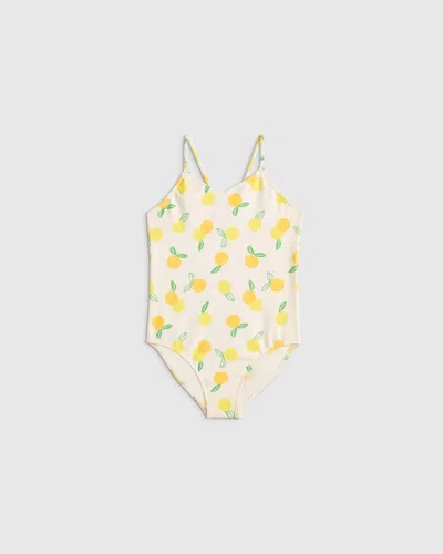 Quince Kids' One-piece Swimsuit In Yellow