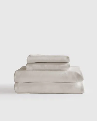 Quince Organic Bamboo Lyocell Sheet Set In Sand