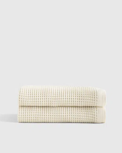 Quince Organic Turkish Waffle Bath Sheets In Neutral