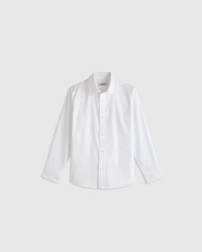 Quince Kids' Oxford Non-iron Dress Shirt In White