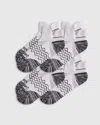 Quince Performance Running Ankle Socks 4-pack In White