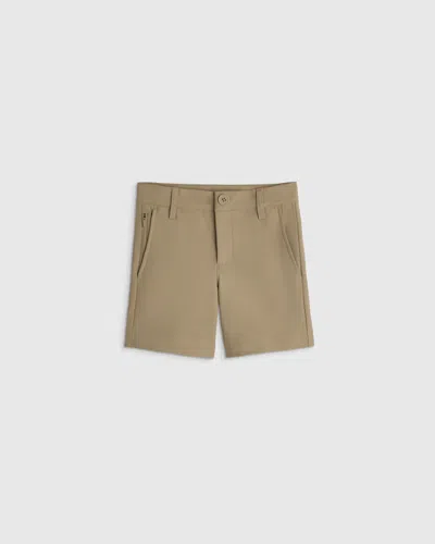 Quince Kids' Performance Tech Short In Brown