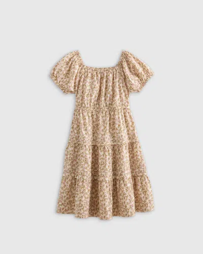 Quince Kids' Poplin Tiered Dress