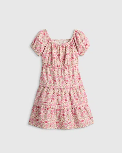 Quince Kids' Poplin Tiered Dress