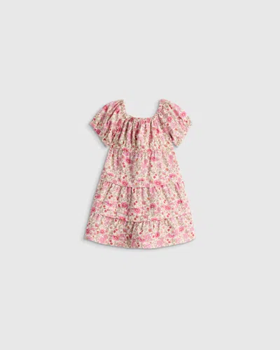 Quince Kids' Poplin Tiered Dress