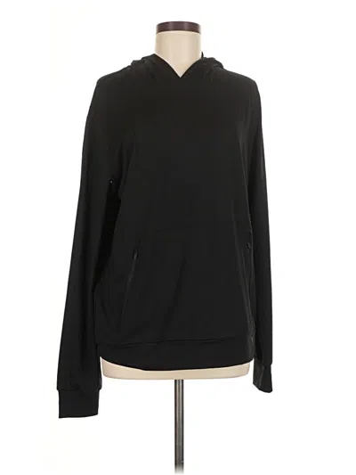 Pre-owned Quince Pullover Hoodie In Black