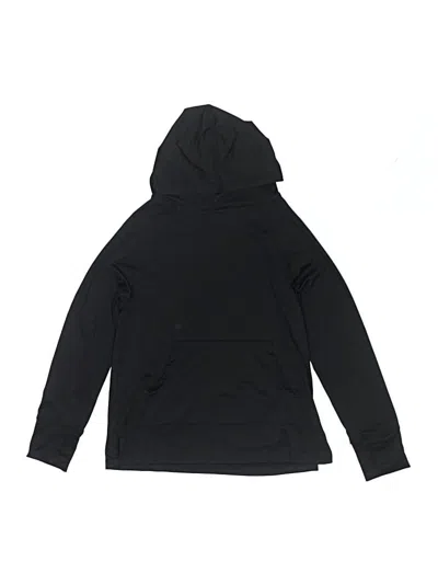 Pre-owned Quince Kids' Pullover Hoodie In Black