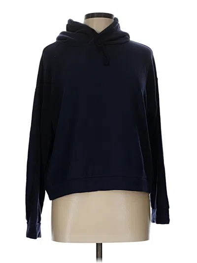 Pre-owned Quince Pullover Hoodie In Blue