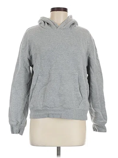 Pre-owned Quince Pullover Hoodie In Gray