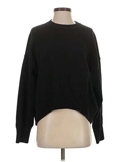 Pre-owned Quince Pullover Sweater In Black