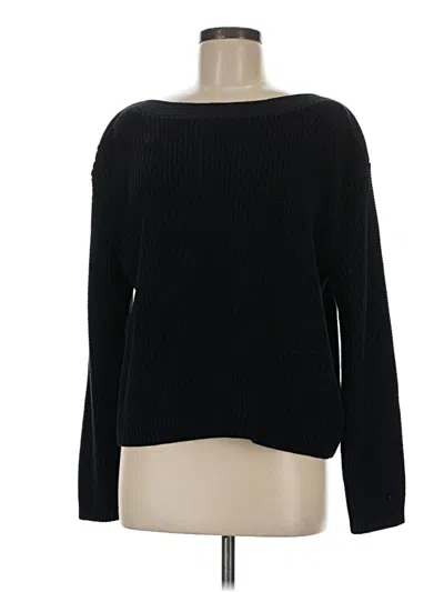 Pre-owned Quince Pullover Sweater In Black