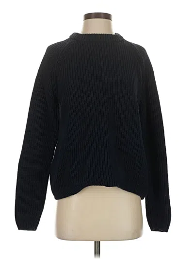 Pre-owned Quince Pullover Sweater In Black