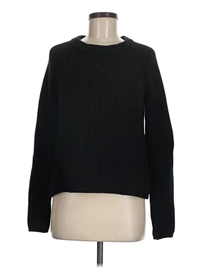 Pre-owned Quince Pullover Sweater In Black