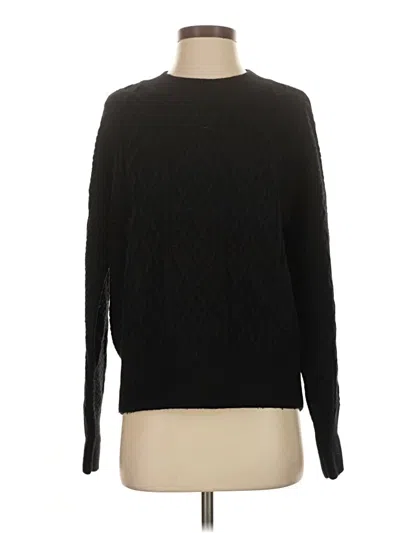Pre-owned Quince Pullover Sweater In Black