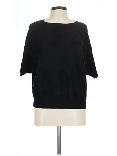 Pre-owned Quince Pullover Sweater In Black