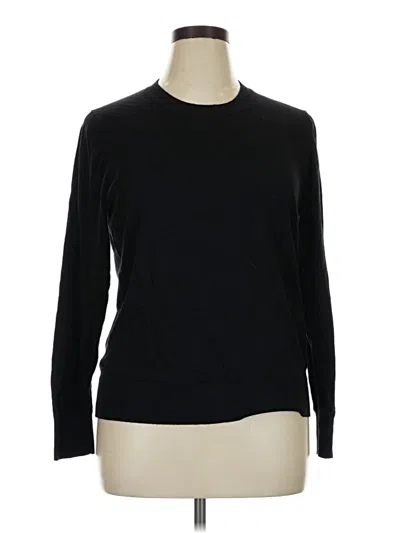 Pre-owned Quince Pullover Sweater In Black