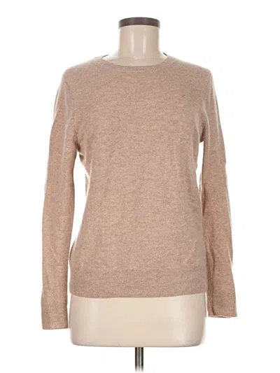 Pre-owned Quince Pullover Sweater In Brown