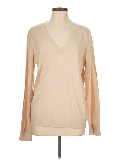 Pre-owned Quince Pullover Sweater In Brown