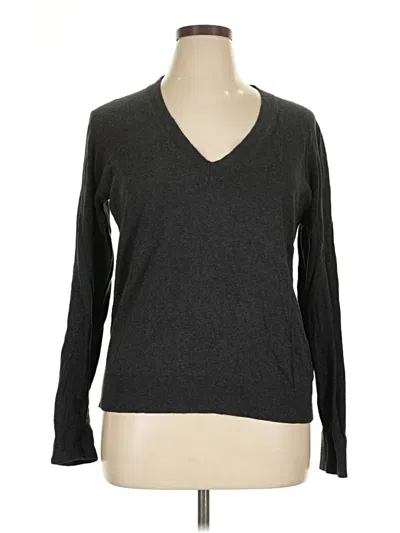 Pre-owned Quince Pullover Sweater In Gray