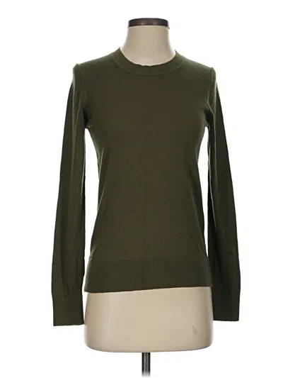 Pre-owned Quince Pullover Sweater In Green