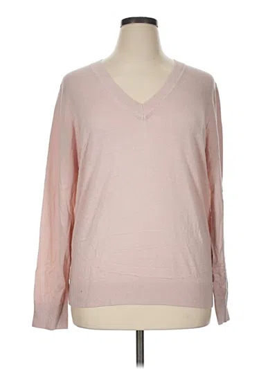 Pre-owned Quince Pullover Sweater In Pink