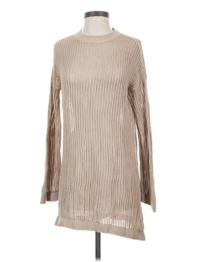 Pre-owned Quince Pullover Sweater In Tan