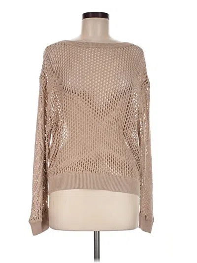 Pre-owned Quince Pullover Sweater In Tan