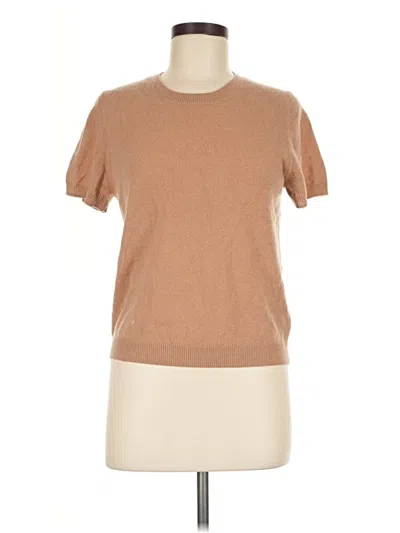 Pre-owned Quince Pullover Sweater In Tan