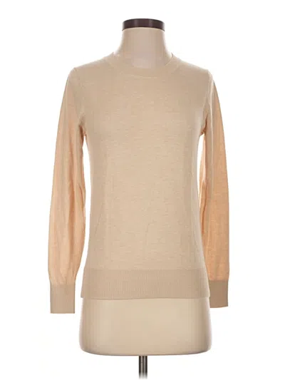 Pre-owned Quince Pullover Sweater In Tan