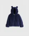 Quince Recycled Sherpa Fleece Bear Jacket In Navy