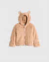 Quince Recycled Sherpa Fleece Bear Jacket In Teddy Brown